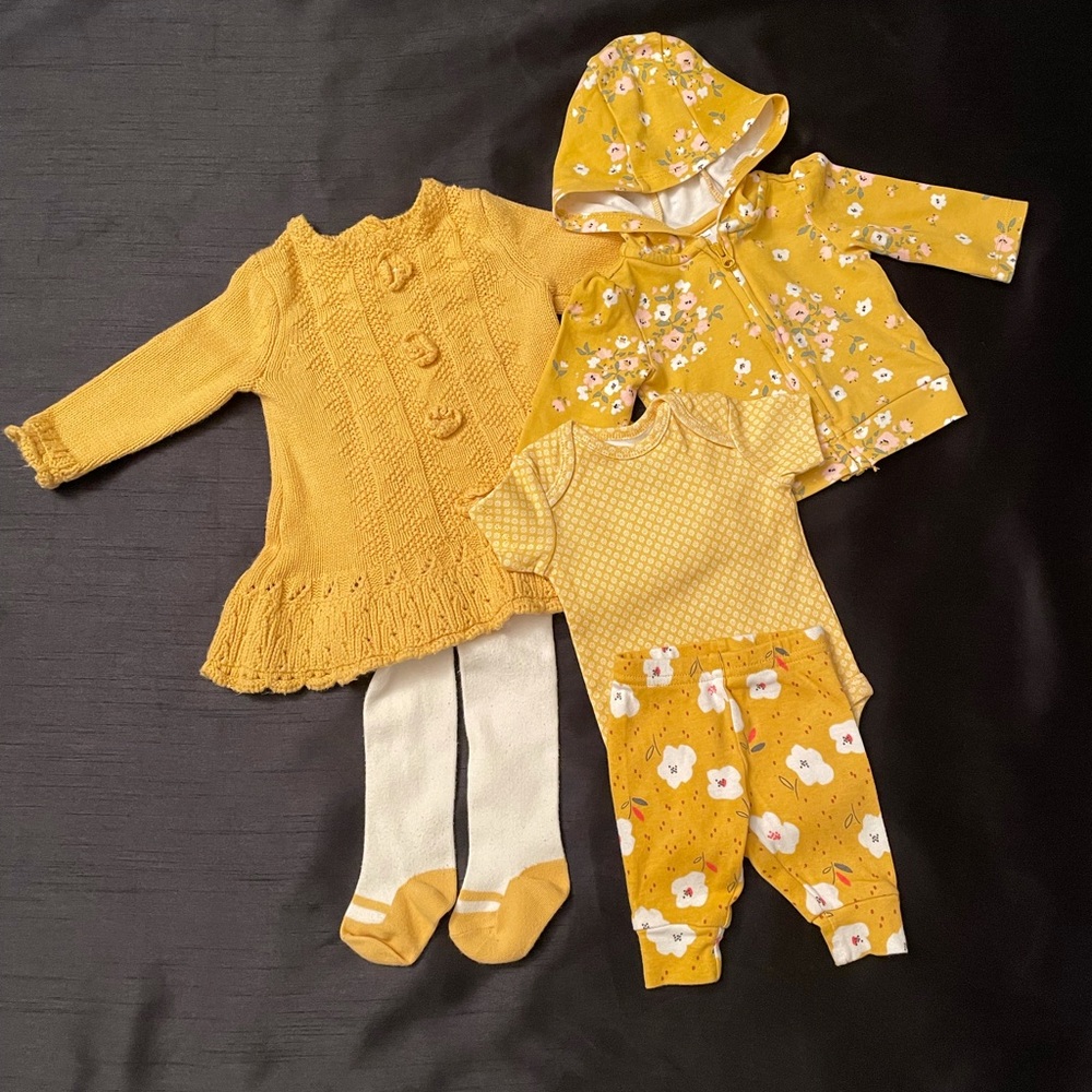 5pcs Babygirl Floral Set!